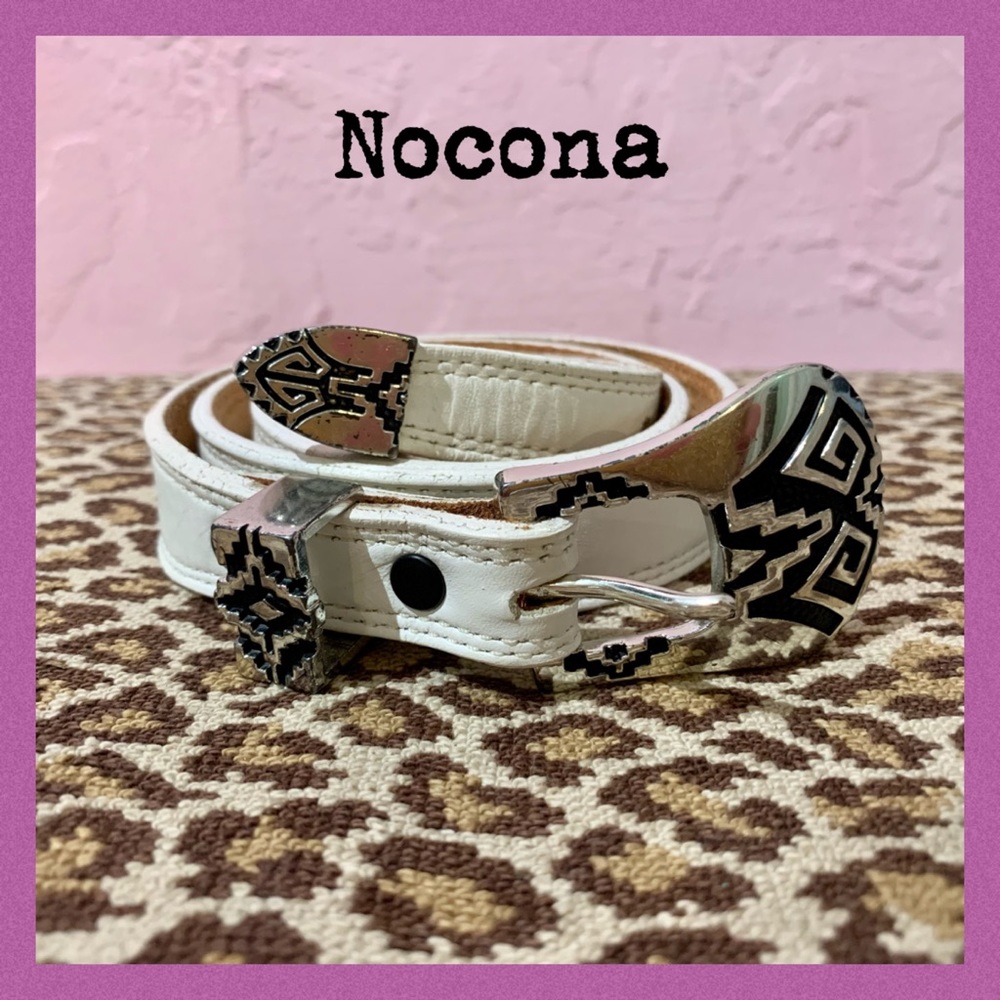 *Vintage* Nocona leather belt ~ S
